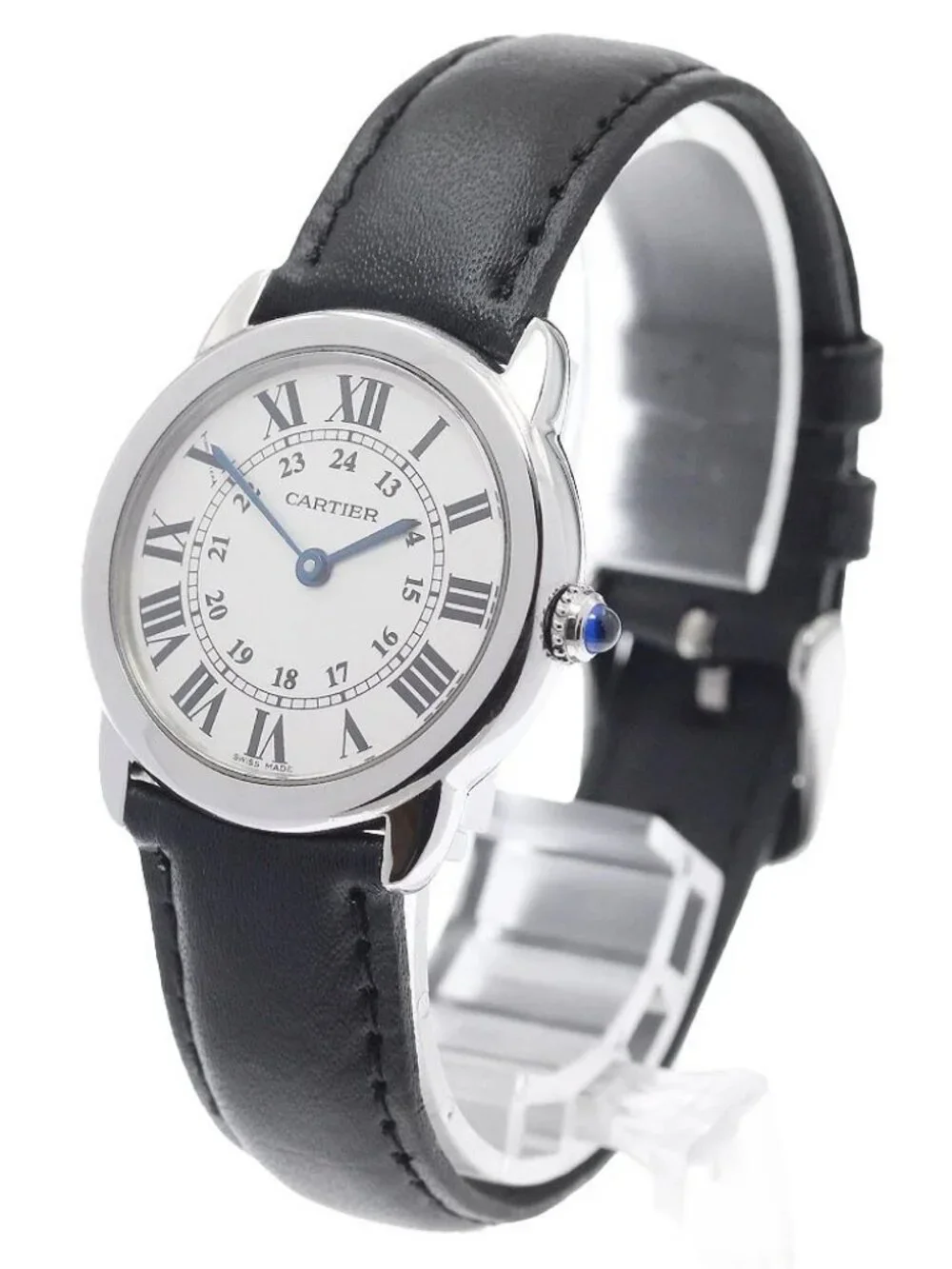 CARTIER Ronde Solo SM W6700155 Silver Dial Quartz Ladies Watch_961928